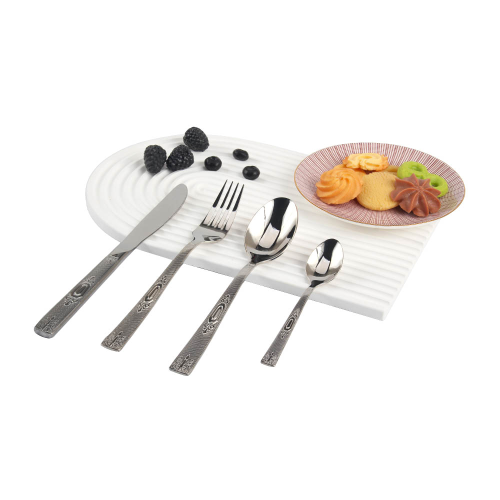 Stainless Steel Mirror Polished Cutlery Set Include Forks Spoons Knives, Mirror Polished Tableware Set — product information