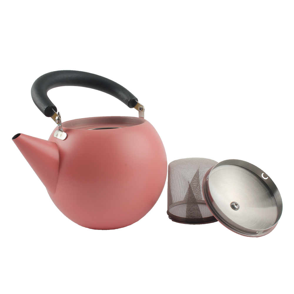 Classic Double Walled Teapot Coffee Pot With Infuser, Tea Kettle With Removable Infuser — product information