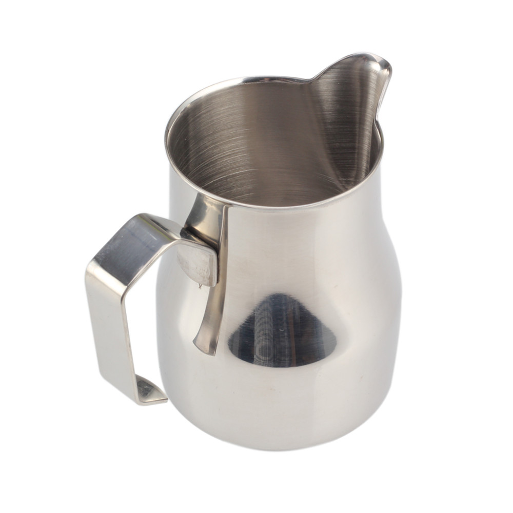 Stainless Steel Milk Frother Cup, Barista Latte Art Milk Jug — 2