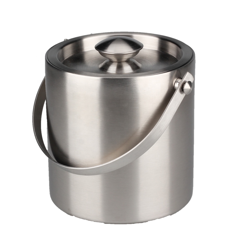 Ice Bucket, Stainless Steel Ice Bucket, Double Walled — 4
