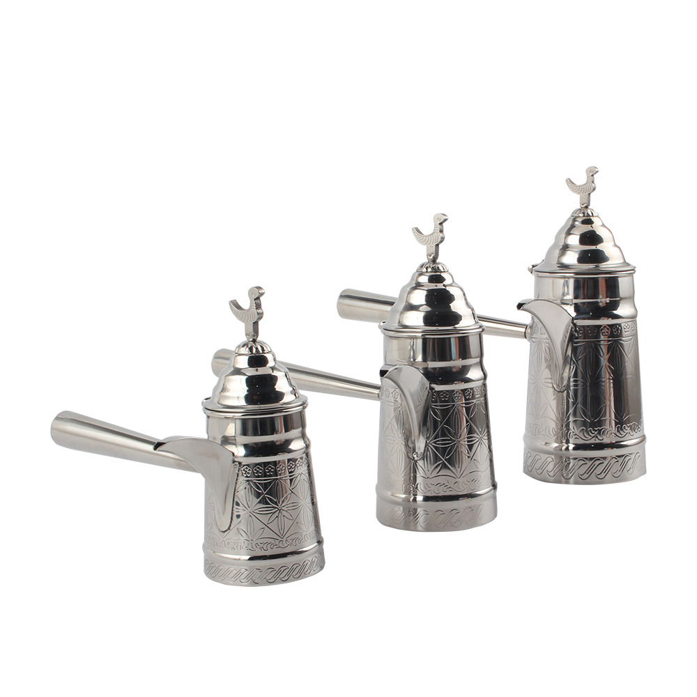 Middle Eastern Style Coffee Pot, Stainless Steel Coffee Kettle — 5