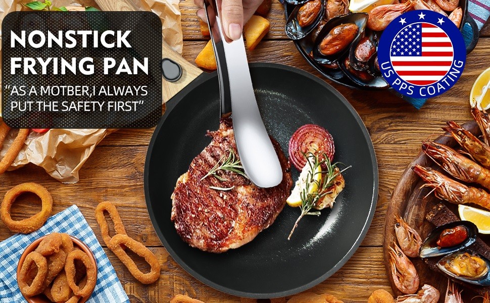 Nonstick Deep Frying Pan With Removable Handle — product information