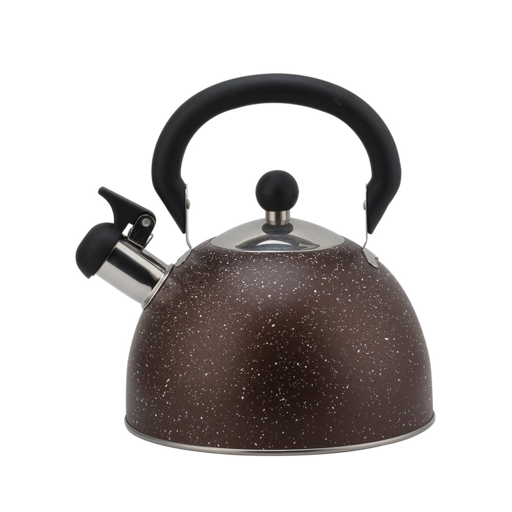 Food Grade Stainless Steel Whistling Kettle for Stove Top with Ergonomic Handle