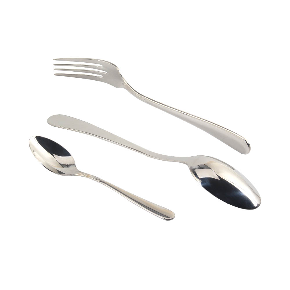 Stainless Steel Mirror Polished Tableware Set for Home Kitchen Restaurant Party,Spoon& fork — 7