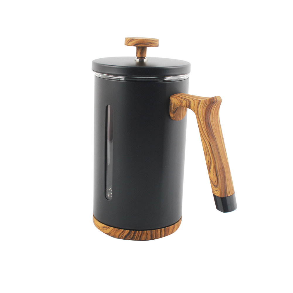 Stainless Steel Filter, Heat Resistant Borosilicate Glass, Coffee Brewer Tea Press — 4