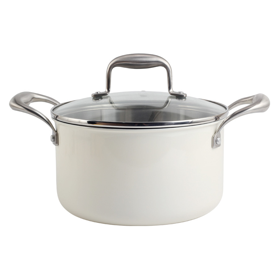 Tri-Ply Stainless Steel 5 Qt Stock Pot With Lid