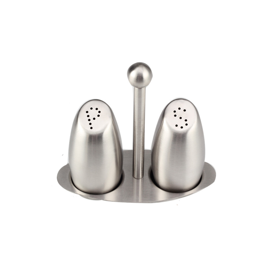 Stainless Steel Refillable Salt & Pepper Shaker