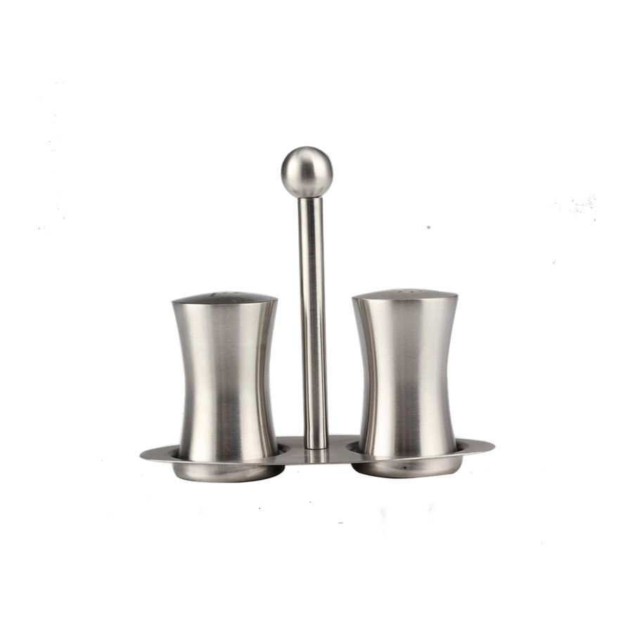 Kitchen Partner - Stainless Steel Salt & Pepper Shaker Set